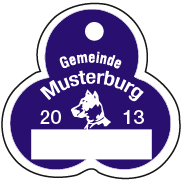 hundesteuermarke - 11b